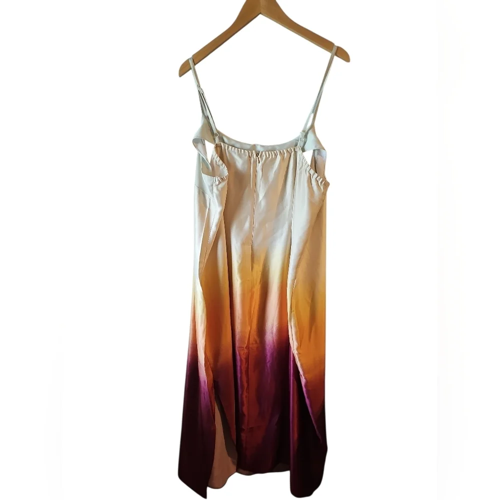 Lane Bryant Scoop-Neck Cami Slip Dress Resort Ombre Sz 22 New With Tags - Picture 5 of 7